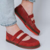 Magical Shoes Damskie Baleriny Barefoot NINA RED