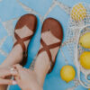 Magical Shoes Baleriny Damskie MONA CHESTNUT