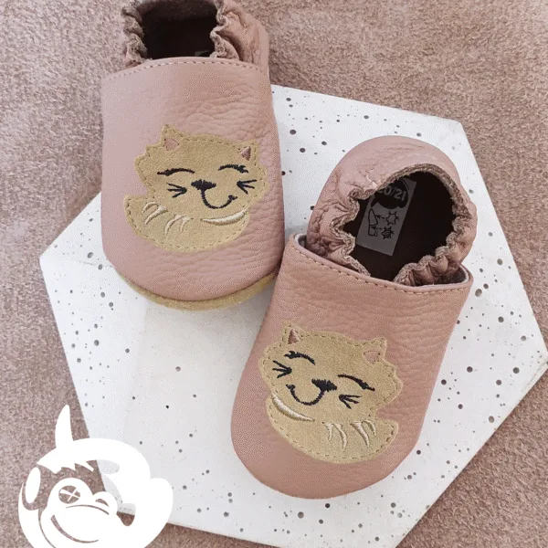 Funky Monkey Slippers Cat Cappucino — zdjęcie 2