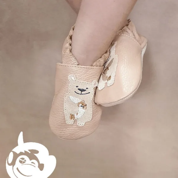 Funky Monkey Slippers Bear Beige — zdjęcie 2