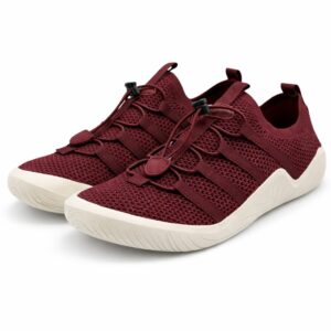 Sensori Corfu 32-3454 Burgundy Sneakersy Barefoot
