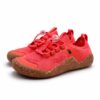 Sensori Bilbao 32-3446 Neon Red Junior Sneakersy Barefoot