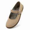 Bochm But Skórzane Baleriny Barefoot Vera Beige