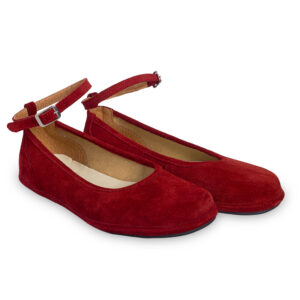 Magical Shoes Baleriny Barefoot Ada Merlot Suede
