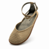 Bochm But Skórzane Baleriny Barefoot Mira Beige
