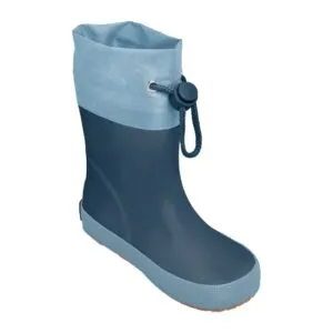 Playshoes Kalosze barefoot dziecięce ze ściągaczem – granat