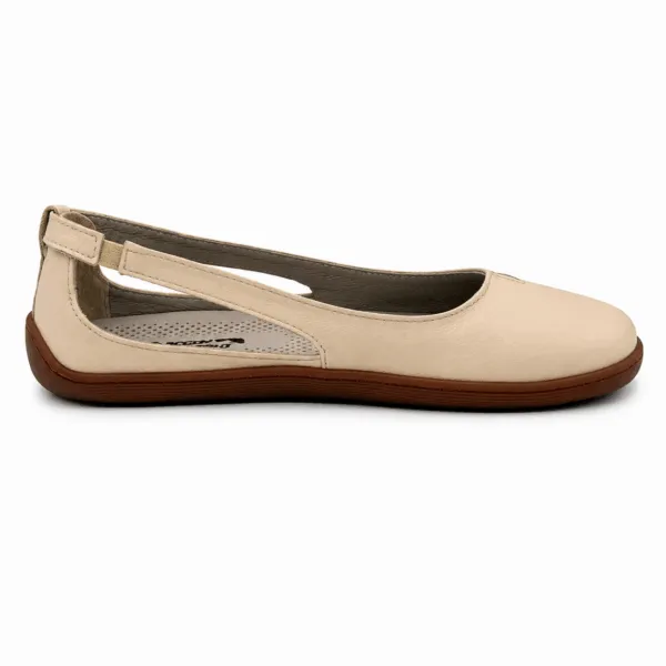 Bochm But Skórzane Baleriny Barefoot Sola Sand — zdjęcie 3
