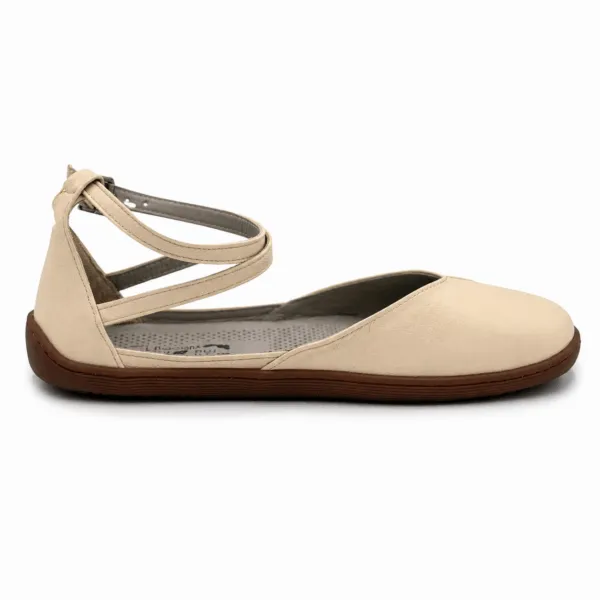 Bochm But Skórzane Baleriny Barefoot Luna Sand — zdjęcie 4