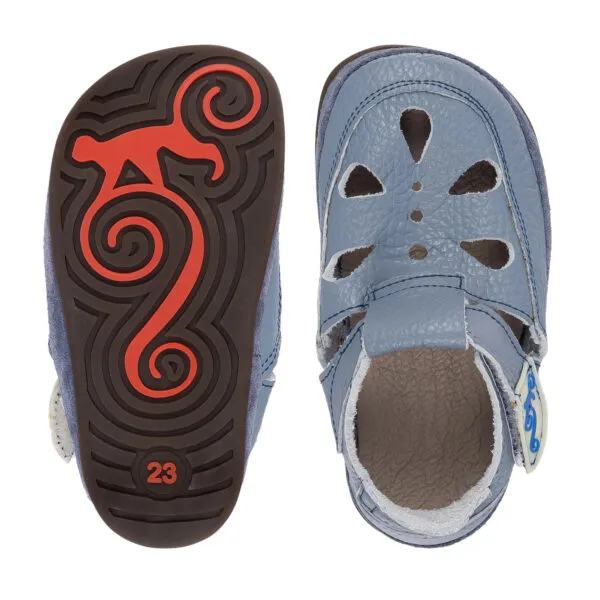 Magical Shoes Sandałki Dziecięce Barefoot COCO 2.0 Baby Blue — zdjęcie 4