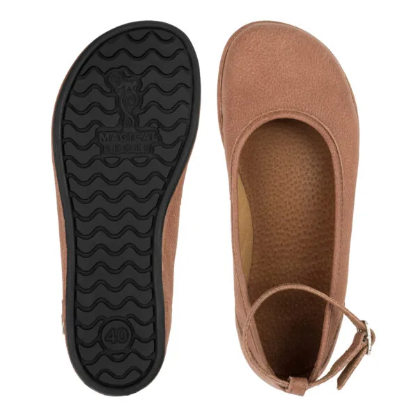 Magical Shoes Baleriny Barefoot Ada Brick — zdjęcie 5