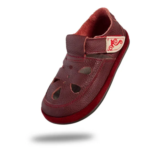 Magical Shoes Sandałki Dziecięce Barefoot COCO 2.0 Red — zdjęcie 3