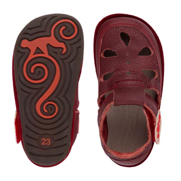 Magical Shoes Sandałki Dziecięce Barefoot COCO 2.0 Red — zdjęcie 4