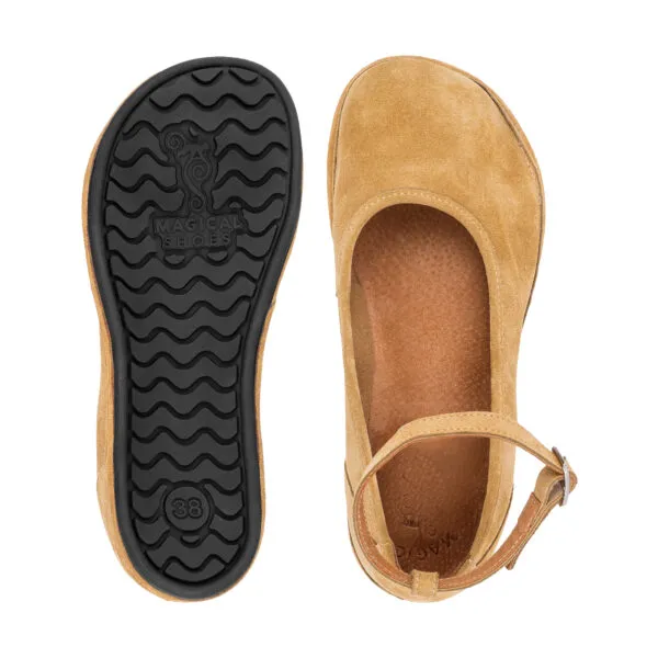 Magical Shoes Baleriny Barefoot Ada Sand Suede — zdjęcie 6