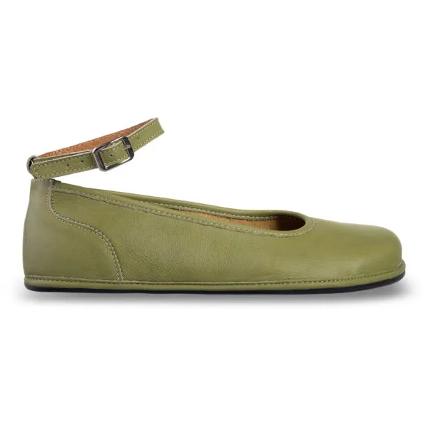 Magical Shoes Baleriny Barefoot Ada Olive — zdjęcie 2