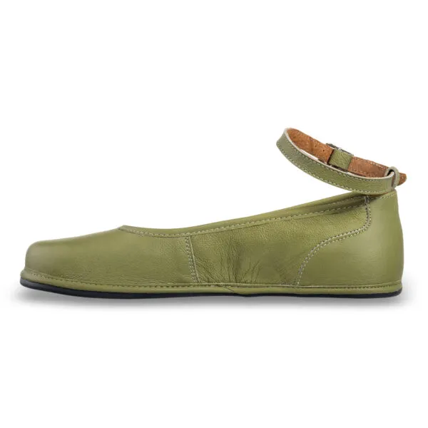 Magical Shoes Baleriny Barefoot Ada Olive — zdjęcie 3