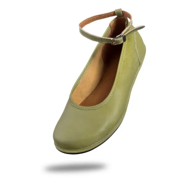 Magical Shoes Baleriny Barefoot Ada Olive — zdjęcie 4