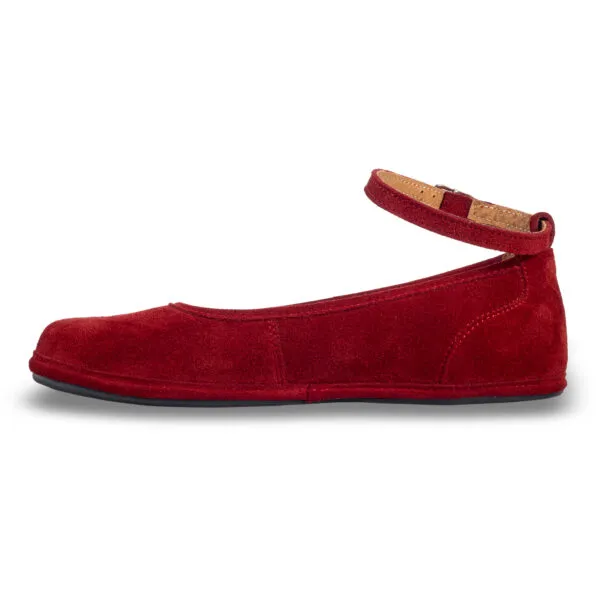 Magical Shoes Baleriny Barefoot Ada Merlot Suede — zdjęcie 3