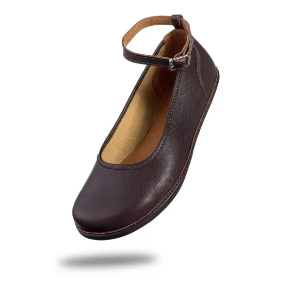 Magical Shoes Baleriny Barefoot Ada Brown — zdjęcie 4