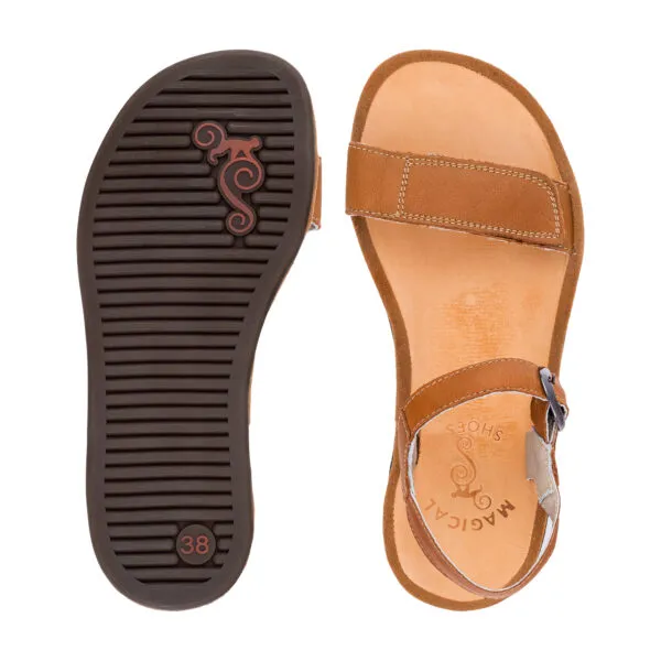 Magical Shoes Sandały Barefoot Damskie Sunny Carmel — zdjęcie 6