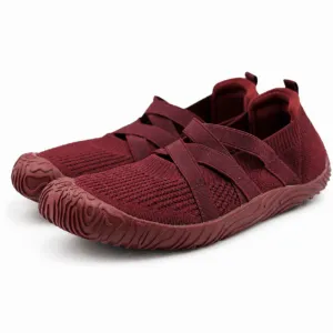 Rock Spring Barefoot Sportowe Baleriny Yahi All Bordo