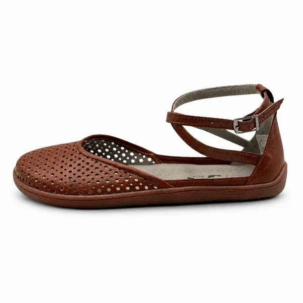 Bochm But Skórzane Baleriny Barefoot Mira Carmel — zdjęcie 4