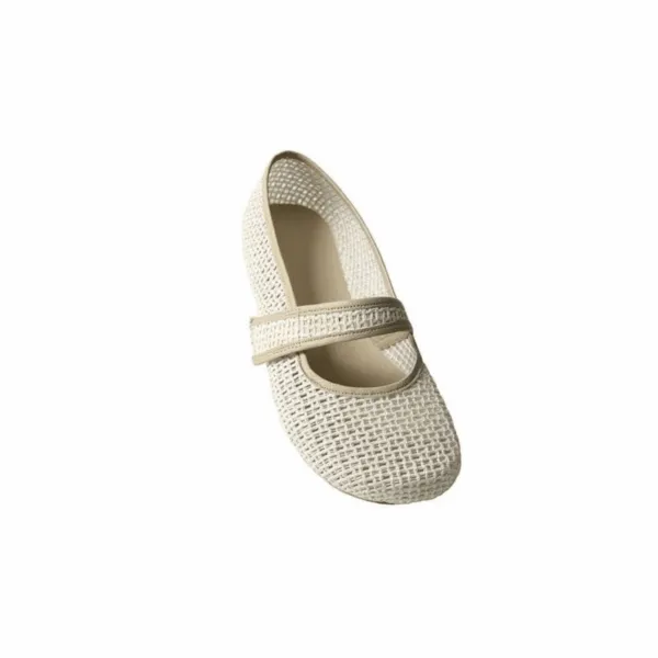Tadeevo Baleriny Barefoot Mesh Ecru — zdjęcie 2