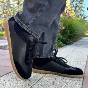 Edeo Barefoot Sneakresy Unisex Ajaks Black