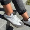 Edeo Barefoot Sneakresy Unisex Ajaks Gray-White