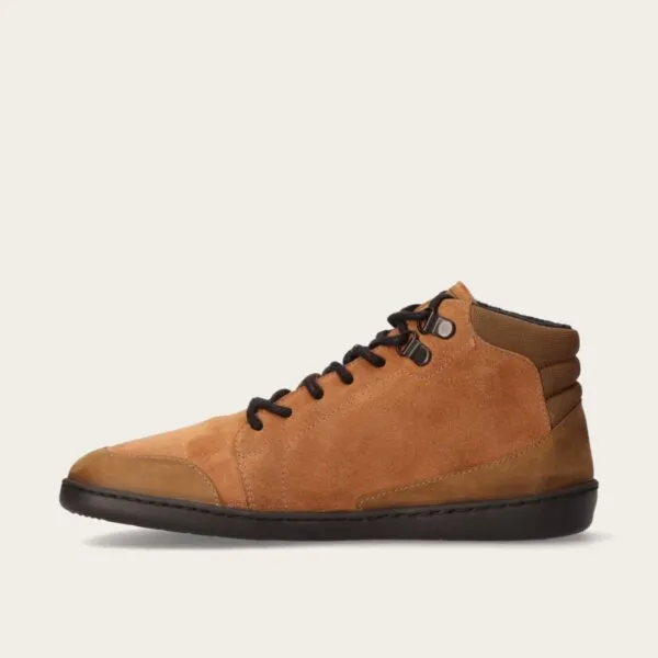 Edeo Barefoot Sznurowane Botki Unisex November Caramel — zdjęcie 2