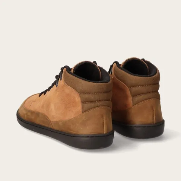 Edeo Barefoot Sznurowane Botki Unisex November Caramel — zdjęcie 4
