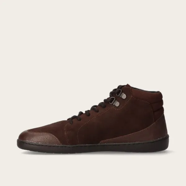 Edeo Barefoot Sznurowane Botki Unisex November Choco — zdjęcie 3